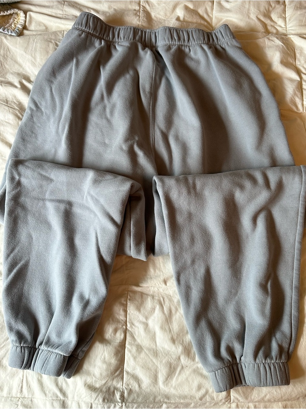 Hollister Kids Light Gray Fleece Joggers